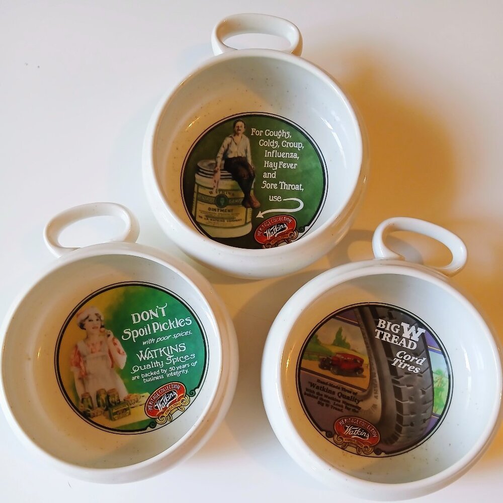 GUC Heritage Collection Watkins Trio Bowl Set - Picture 1 of 8